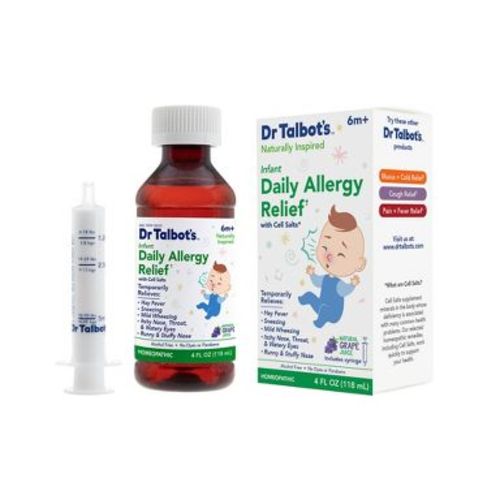 Dr. Talbot's Infant’s Daily Allergy Relief with Cell Salts - Grape - 4 fl oz: Spray, Allium Cepa