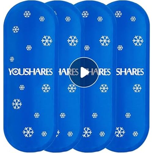 Breastmilk Ice Pack,Reusable Ice Packs for Breastmilk Storage,Bottle Ice Packs for Breast Milk,Baby Bottles,Meal,Keeps Breast Milk Fresh 4 Packs