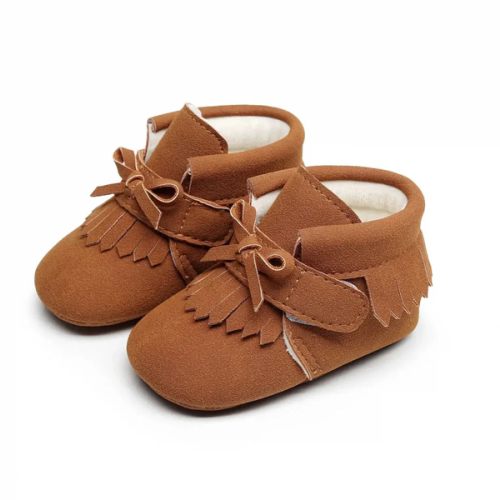 The Little Adventurer Collection Moccasins | Brown Color