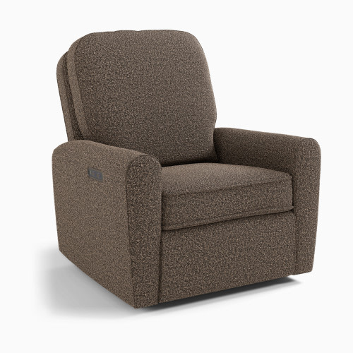 Storkcraft Amalfi Deluxe Power Recliner Swivel Glider - Mountain Brown Boucle