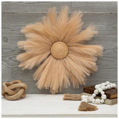 Pampas Grass Flower Wall Decor
