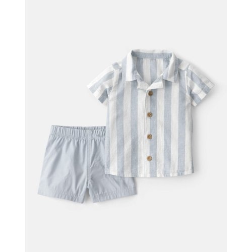 Baby Boy 2-Piece Top & Short Set