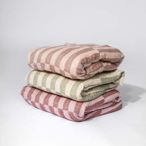 Babyletto Crib Sheet - Moss Striped