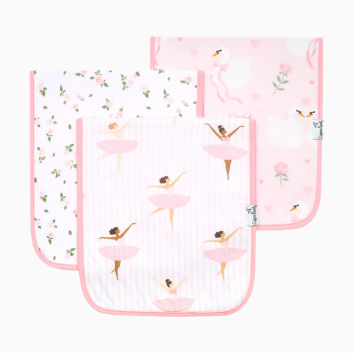 Copper Pearl Printed Burp Cloth Set - Katerina