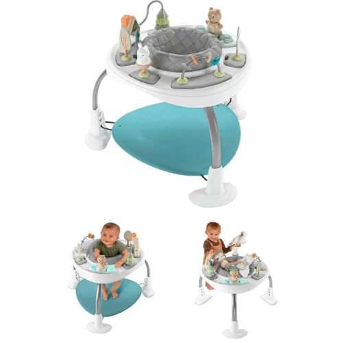 Ingenuity Spring & Sprout 2-in-1 Activity Center, First Forest