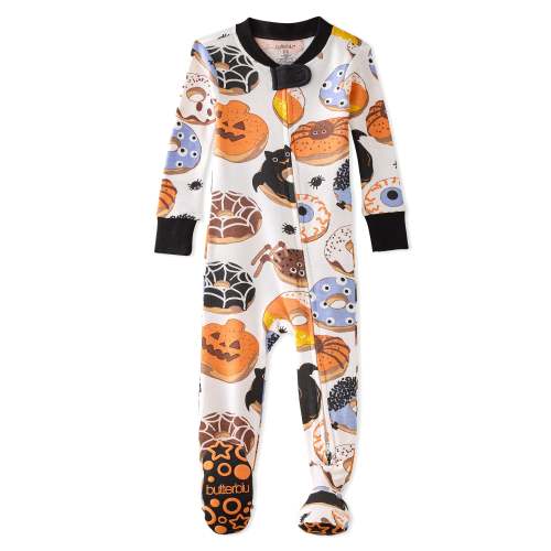 CRUZ Snug-fit Footed Baby Boys Pajamas