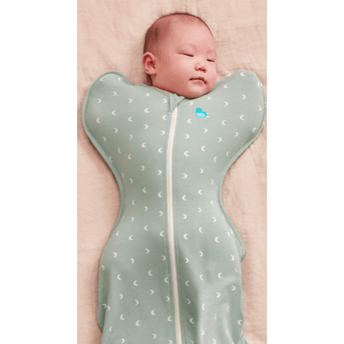 Swaddle Up™ 1.0 TOG Cotton Olive Moon