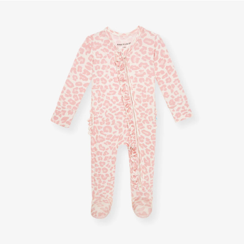 Delaney Footie Ruffled Zippered One Piece