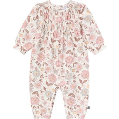 Smocked Long Leg Romper, 6-9M