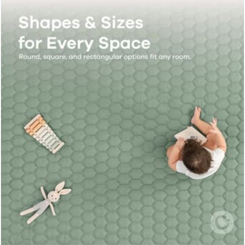 Premium Play Mat with Non-Slip Bottom, Rectangle, Large