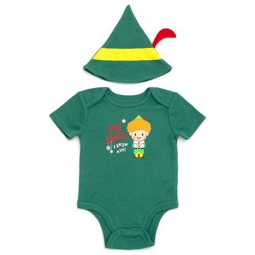 Elf Baby Cosplay Bodysuit and Hat Set Newborn to Infant