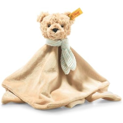 Steiff Handcrafted Since 1880 Premium Plush Classic Lovey Security Blanket - 10.25" Jimmy Teddy Bear