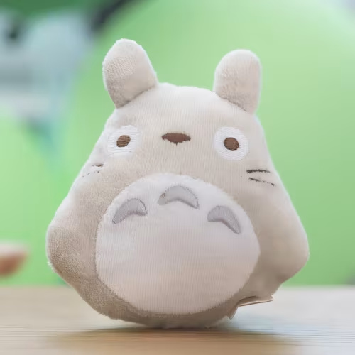 Studio Ghibli Totoro Baby Plush Rattle Toy Gray Polyester Squeaker