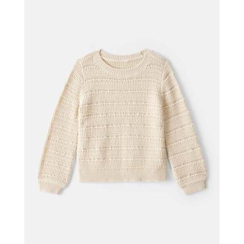 Toddler Girl Long-Sleeve Sweater - Ivory - OshKosh | Carter's