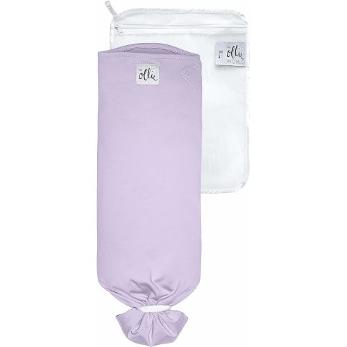 The Ollie Swaddle – Sleep Swaddle for Babies | Breathable, Moisture-Wicking Fabric to Prevent Overheating | Soft, Adjustable Fit | Ideal for Newborns & Infants (Lavender)
