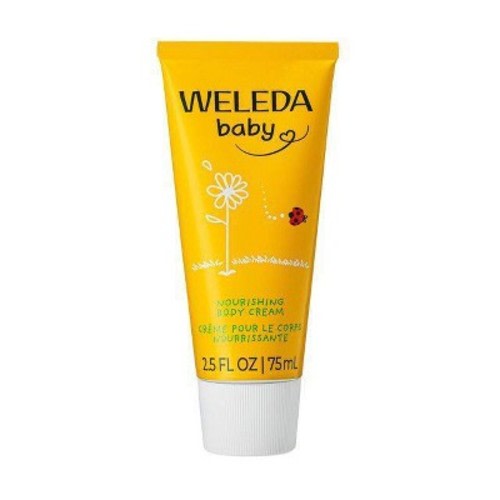 Weleda Nourishing Body Cream - 2.5 fl oz: Baby Lotion, Calendula Scent, Paraben-Free, Sensitive Skin
