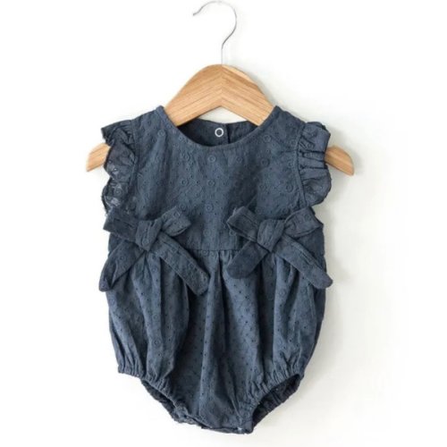 Olivia Romper in Navy | Reverie Threads