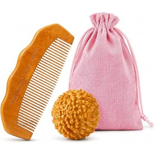 Birth Comb & Acupressure Massage Ball Set, Labor and Delivery Essentials