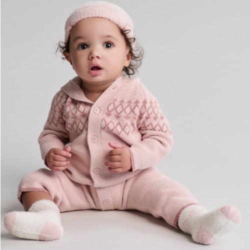 CozyChic Ultra Lite® Baby Fair Isle Onesie | Barefoot Dreams®