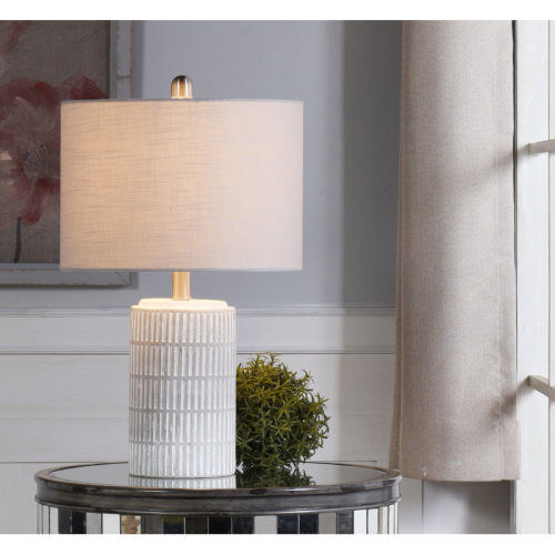 Kelly Clarkson Home Deauville 21'' Distressed Table Lamp & Reviews | Wayfair