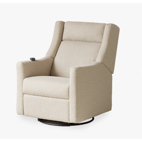 Babyletto Kiwi Deluxe Power Swivel Recliner with Heat and Massage