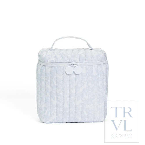 Quilted Go Go Lunch Insulated Bag - Woodland Blue