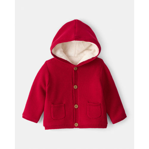 Baby Girl Sweaterknit Jacket - Red - Carter's | Carter's