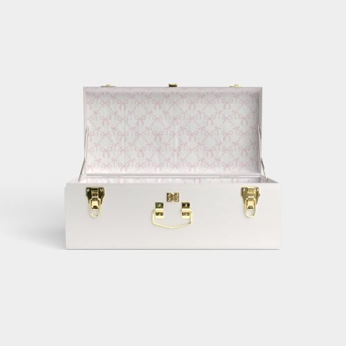 Petite Trunk - White - Bella’s Bows / Embroidery