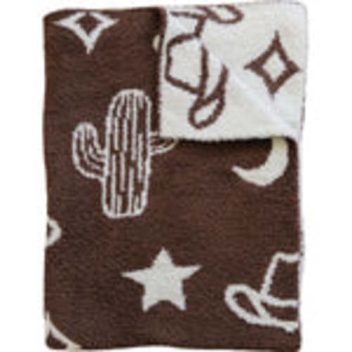 Western Plush Blanket – Mebie Baby