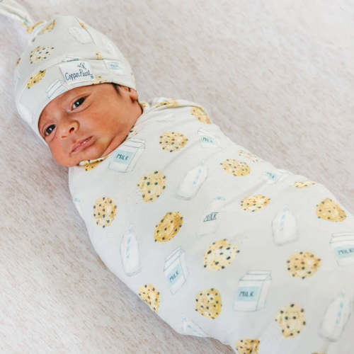 Knit Swaddle Blanket - Chip