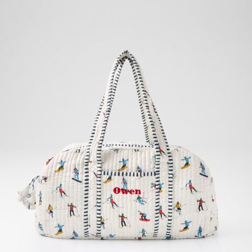 Block Print Quilted Overnighter