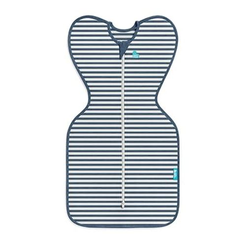 Love to Dream Swaddle UP, Baby Sleep Sack, Self-Soothing Swaddles for Newborns, Improves Sleep, Snug Fit Helps Calm Startle Reflex, New Born Essentials for Baby, 8-13lb, Denim