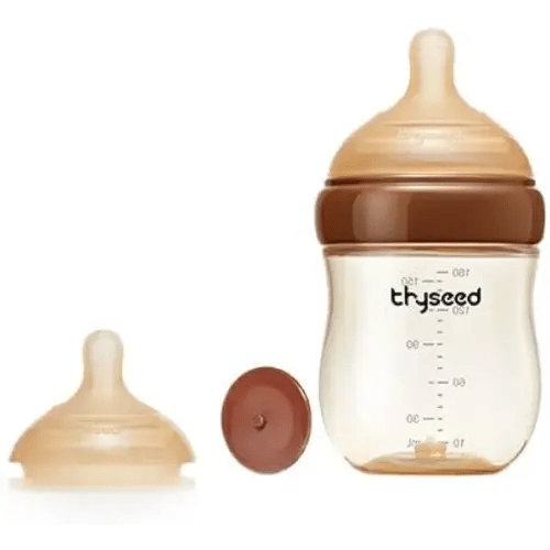 Thyseed Anti-Colic Bottle with Nipple(0-1 Months)+ Nipple(1 Months) Set