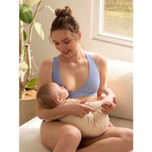 MOMANDA Women's Inbarely® Crossover Racerback Nursing Bra