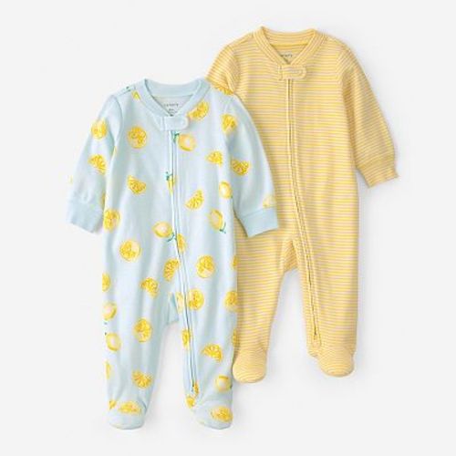 Baby Carter’s 2-Piece Zip-Up Footed Pajama Set