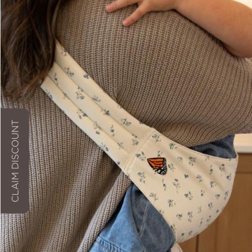 The Monarch Toddler Sling - Sunday Floral – Mabē