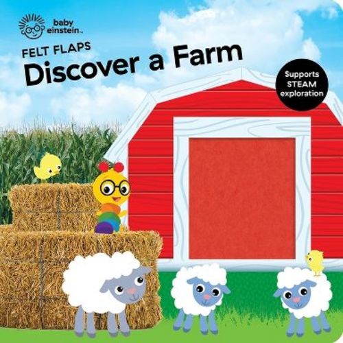 Baby Einstein: Discover a Farm Felt Flaps Book (Board Book)