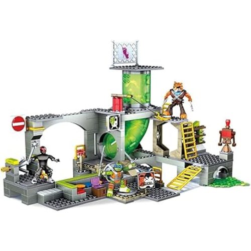 Mega Bloks Teenage Mutant Ninja Turtles Sewer Lair Building Kit