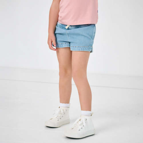 Light Blue Denim Shorts - Little Sleepies