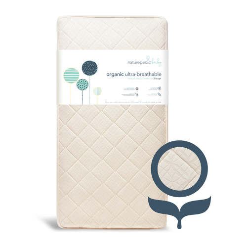 Naturepedic Breathable Ultra 2-Stage Organic Crib Mattress | Modern Nursery™