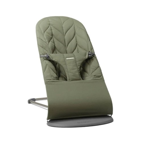 Babybjorn Bouncer Bliss Woven Petal Quilt Dark Green