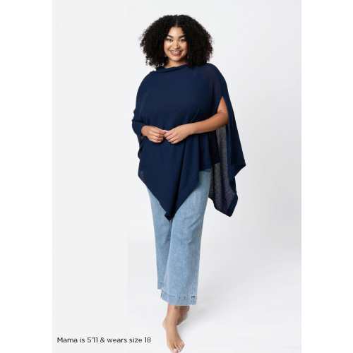 The Navy Cocoon™ Plus Breathable Nursing Cover