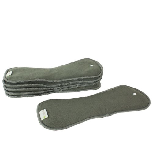 OsoCozy Charcoal Bamboo Snap in Diaper Inserts - 6 pack