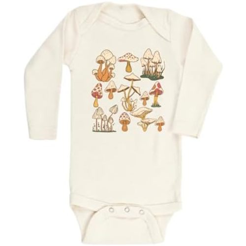 Mushrooms Fungus Baby Bodysuit, Newborn Outfit, Baby Clothes, Gift for Children