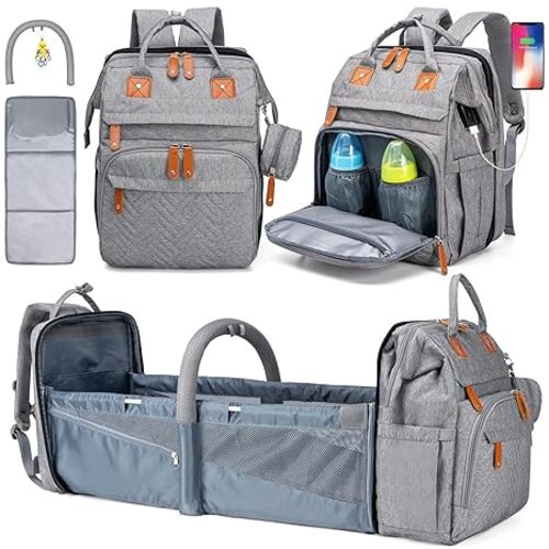 Diaper Bag Backpack with Detachable Changing | Mommy Bag – kabaqoo