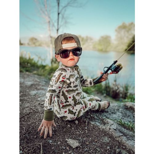 Convertible Footie - Wishin I Was Fishin – Bumps N Bundles