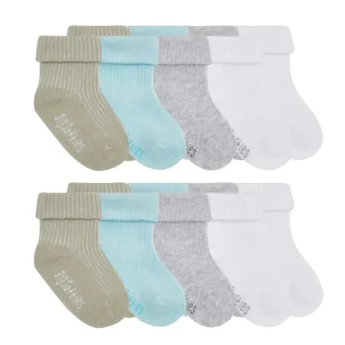 Big Softies Baby Boy's 8-Pack Crew Socks | Baby Bunting AU