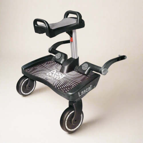 Lascal BuggyBoard® Maxi Plus - Black With Gray Saddle - Lascal® USA