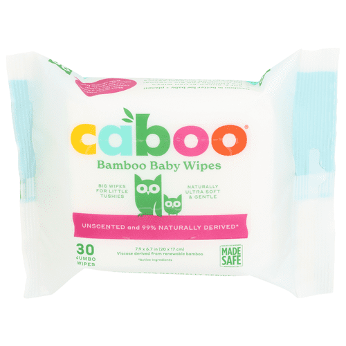(Pack of 12) Caboo Baby Wipe Bamboo 30 Pack