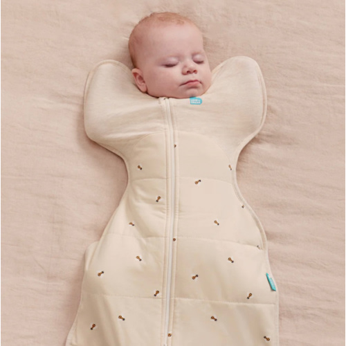 Swaddle Up™ 2.5 TOG Cotton Oatmeal Bees